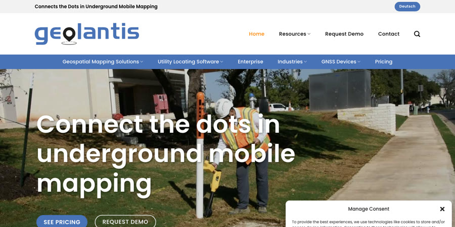 Geolantis homepage